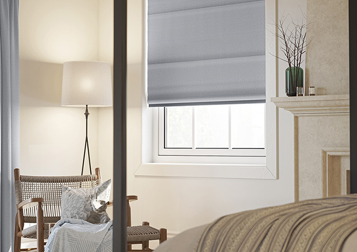 Carina, Cadet Blue - Twist&Fit Roman Blind - Image 5